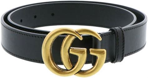 ladies black gucci belt